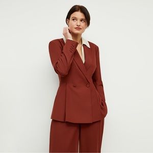 M.M. Lafleur The Gaia Jacket —Sharkskin In Rust